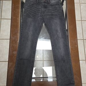 &Denim Men's Classic Black Jeans (H134)